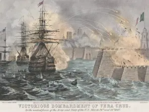Ulloa: Mexican American War. US battleships in the