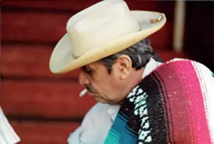 Tijuana: Mexican man with cigarette and hat