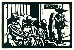 Linoleum: Mexican Men