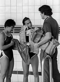Rivera: Mexican swimmers, 1980