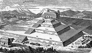 Ziggurat: Mexico, Aztec Empire, religion, temple of wind