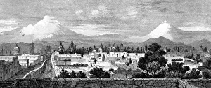 Volcanism: Mexico, cities, Mexico City, panorama of the