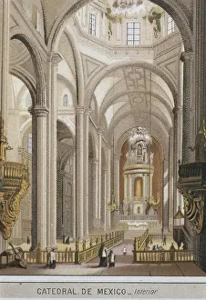 Distrito: Mexico City. Cathedral (1880). Litography