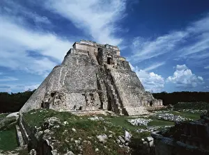 Uxmal: Mexico. Uxmal. Pyramid of the Magician