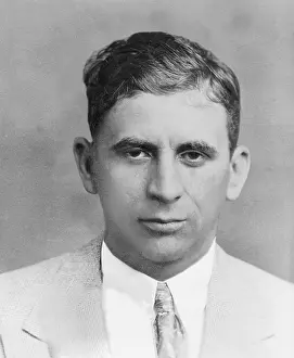 Financiers: Meyer Lansky (1902-1983), in 1949 mugshot. ?