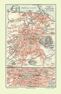 Meyers: Meyers Map of the Edinburgh Railways