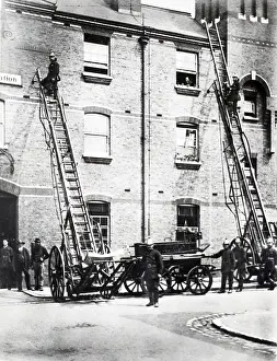 MFB (London) station ladder drill