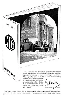 M.g.car: MG 2 Litre Saloon 1939