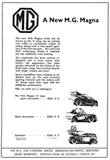 M.g.car: MG Magna 1933 Advert