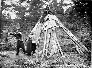 Scotia: Mic-Mac Indian hut, Halifax (1873)