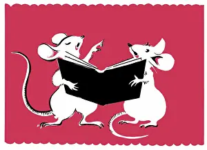 Two Colour: Two mice carol singing