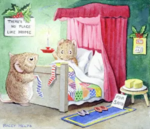 Anticipation: Two Mice on Christmas Eve