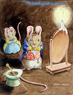 Candlelight: Mice Dressing for a Party