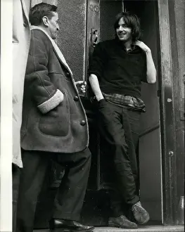 Patrice: Michael Chaplin, American actor, talks to reporter, London