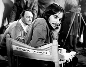 Oona: Michael Chaplin, American actor, on film set