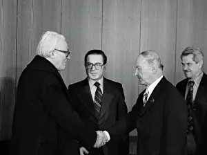Greeted: Michael Foot's visit to USSR