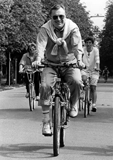 Tricycles: Michael Haupl is cycling