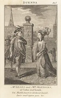 Michael Leoni as Don Carlos and Isabella Mattocks