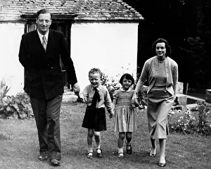 Lithgow: Michael Lithgow at home with his family