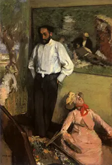 Mannequin: Michel-Levy, by Degas