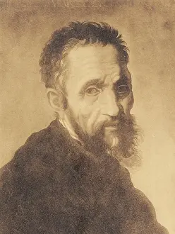 Uffizi: Michelangelo self-portrait