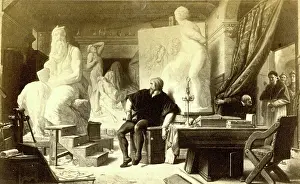 Michelangelo: Michelangelo in His Studio visited by Pope Julius II