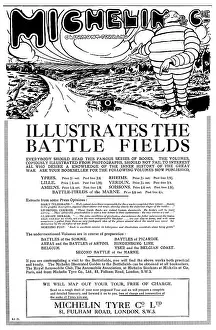 Michelin: Michelin guides to WW1 battle fields