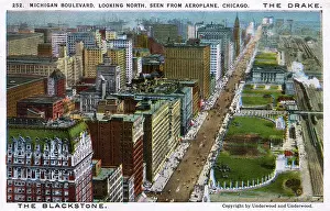 Blackstone: Michigan Boulevard, looking North - Chicago, Illinois, USA