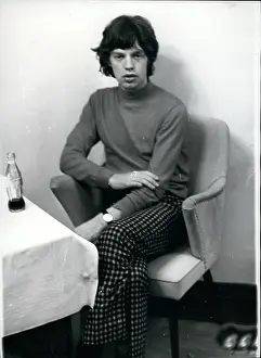 Showbiz: Mick Jagger, lead singer of The Rolling Stones