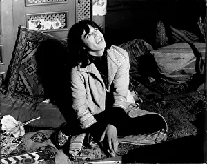 Seclusion: Mick Jagger, lead singer of The Rolling Stones, filming