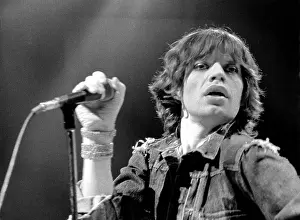 Continuously: Mick Jagger, lead singer of The Rolling Stones, in Munich