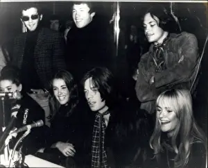 Jagger: Mick Jagger at press conference, Sydney, Australia