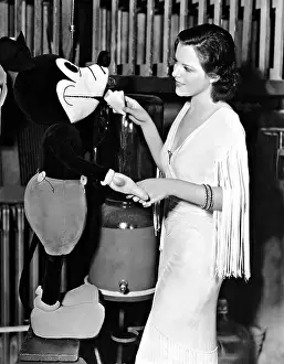 Mickey Mouse and Margaret McConnell, 1933