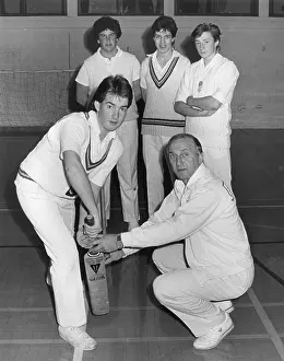 Tutoring: Micky Stewart, cricketer, coaching schoolboys, Penzance