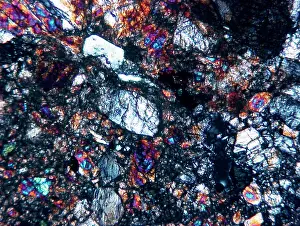 Johnstown: Microscope image of the Johnstown diogenite