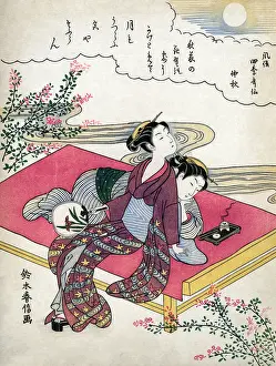 Suzuki: Mid-Autumn Full Moon, 1770