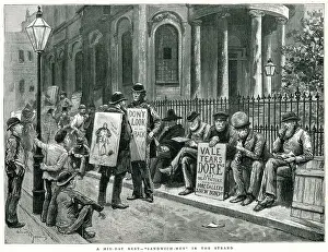 Billboards: A Mid-day rest 1884