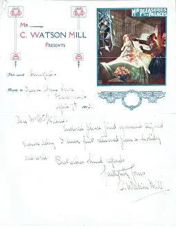 Letterhead: Mid Pleasures and Palaces by C Watson Mill