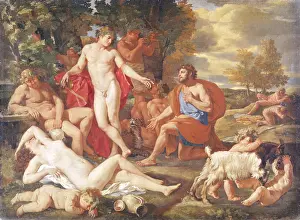 Poussin: Midas and Bacchus