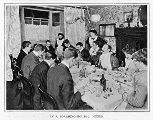 Napkin: MIDD. CLASS BOARDING HSE