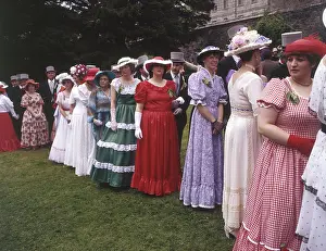 Helston: Midday Dancers in Helston Floral Dance, Cornwall