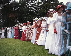 Helston: Midday Dancers in Helston Floral Dance, Cornwall