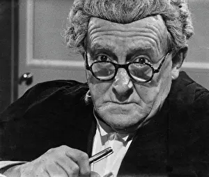 Barristers: Middle-aged man in a barrister's wig