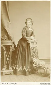 Padded: Middle-aged Victorian woman