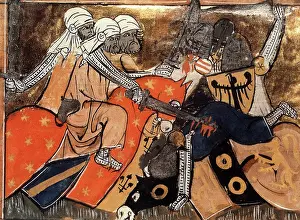 Saracen: Middle Ages, crusades, crusaders fighting against