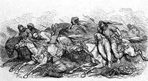 Saracen: Middle Ages, Frankish Empire, battle of Tours