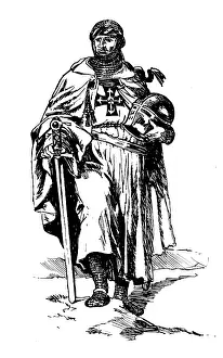 1190: Middle Ages, knights, knight's order, Order of