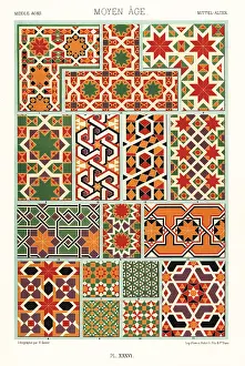 12th Century: Middle Ages, mosaic decorations, 12th century