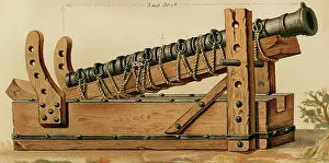 Projectiles: Middle Ages. Portable firearm. 13th century. Bombard