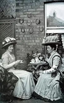 Indulge: Two Middle Class Edwardian ladies take tea
